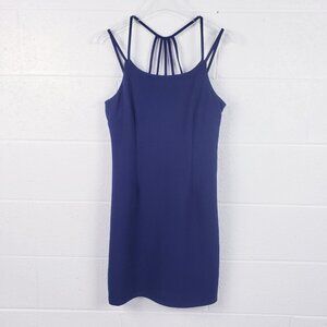 Jolene Dress 17531 Navy Blut Strapy‎ Sleeveless Bodycon Women's Size Small